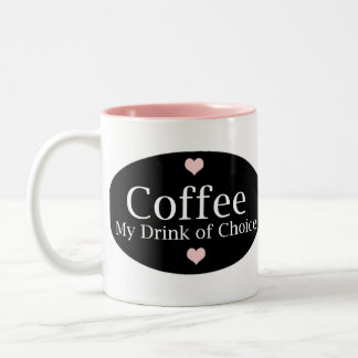 Caneca De Café Em Dois Tons Amantes de Café
