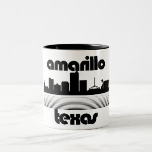 Caneca De Café Em Dois Tons Amarillo Texas