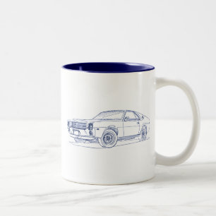 CANECA DE CAFÉ EM DOIS TONS AMC AMX 390 1969