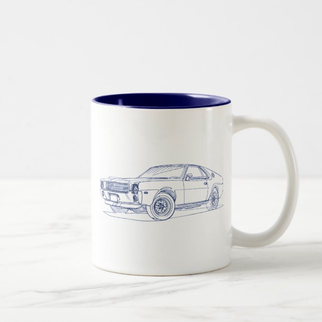 CANECA DE CAFÉ EM DOIS TONS AMC AMX 390 1969 (Direita)