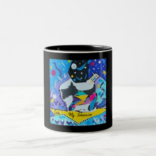Caneca De Café Em Dois Tons Ame Meu Schnauzer Mug