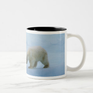 Caneca De Café Em Dois Tons América do Norte, Ártico Canadiano. Urso polar e