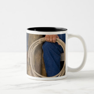 Caneca De Café Em Dois Tons América do Norte, EUA. Cowboys relaxando e 2