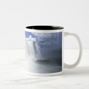 Caneca De Café Em Dois Tons América do Sul, Brasil, Iguaçu, Cataratas do Iguaç