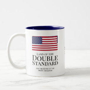 Caneca De Café Em Dois Tons American Double Standard
