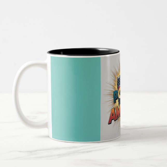 Caneca De Café Em Dois Tons "American Dynamo Mug" (Esquerda)