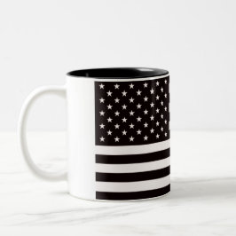 Caneca De Café Em Dois Tons American Flag Raider Shield
