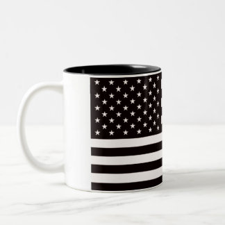 Caneca De Café Em Dois Tons American Flag Raider Shield
