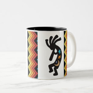 Caneca De Café Em Dois Tons American Indian Kokopelli - Mug de café com dois 