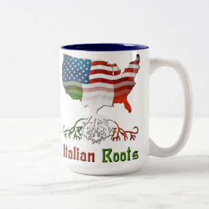 Caneca De Café Em Dois Tons American Italiana Roots Mug