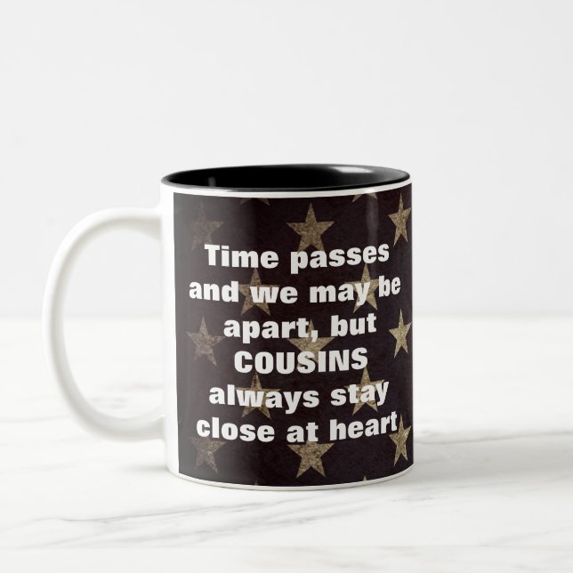 Caneca De Café Em Dois Tons American MacDougall Cousin Mug (Esquerda)