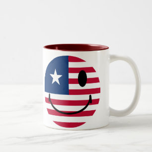 Caneca De Café Em Dois Tons Americano