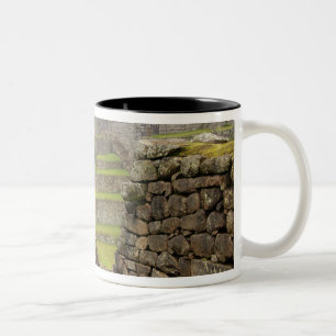 Caneca De Café Em Dois Tons Américas, Peru, Machu PIchu. O antigo