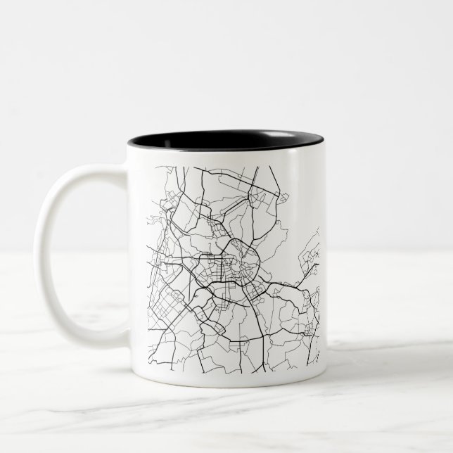 Caneca De Café Em Dois Tons Amesterdã, Países Baixos (Esquerda)