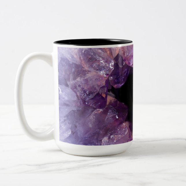 Caneca De Café Em Dois Tons Ametist roxo (Esquerda)