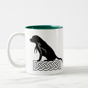 Caneca De Café Em Dois Tons Amigos de Loki: Beagle Mickey Black