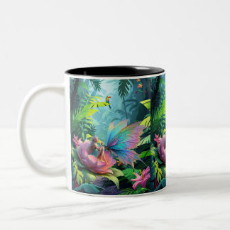 Caneca De Café Em Dois Tons Amigos do Jardim