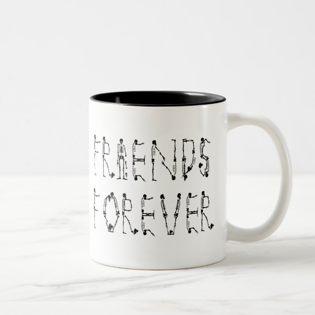 Caneca De Café Em Dois Tons Amigos para sempre (Direita)