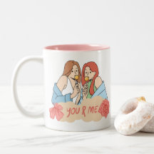 Amizade Café Mug - Besties Para Sempre