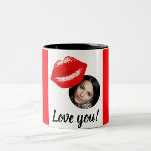 Caneca De Café Em Dois Tons Amo-te dankeschön personalisierbare