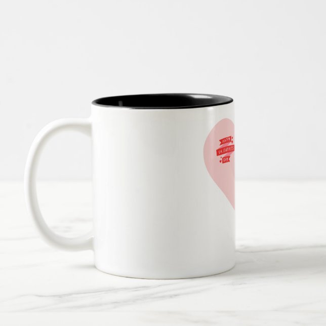 Caneca De Café Em Dois Tons Amo-Te Mug (Esquerda)