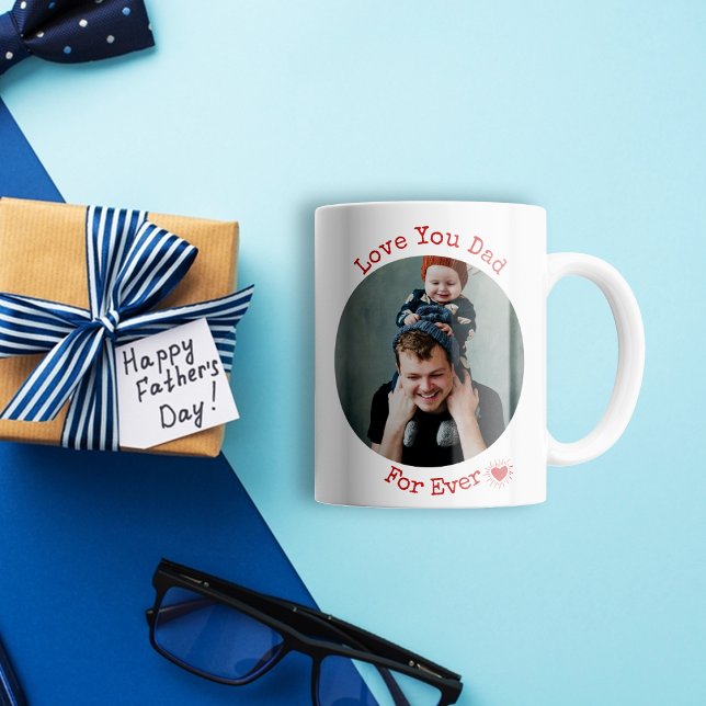 Caneca De Café Em Dois Tons Amo-te, pai, Coffee Mug (Criador carregado)