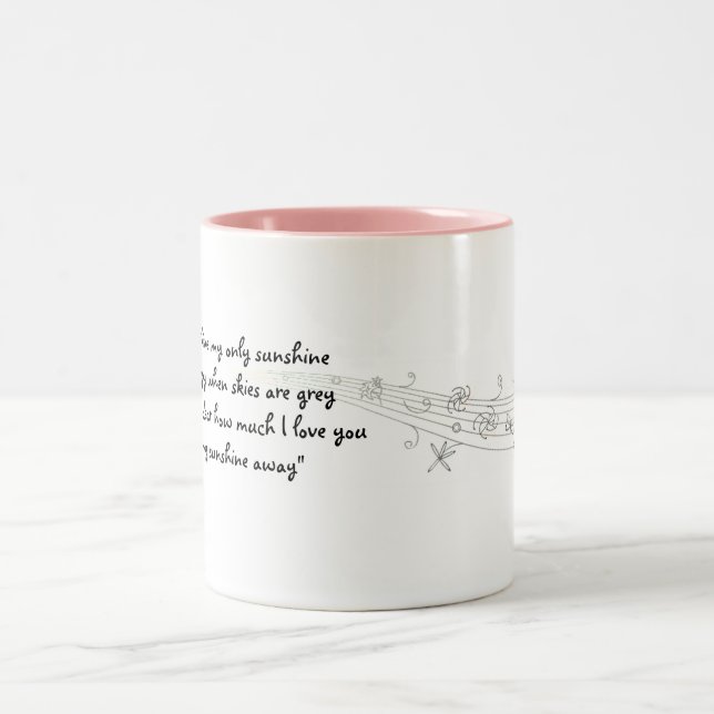 Caneca De Café Em Dois Tons Amor (Centro)