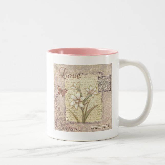 Caneca De Café Em Dois Tons Amor (Direita)