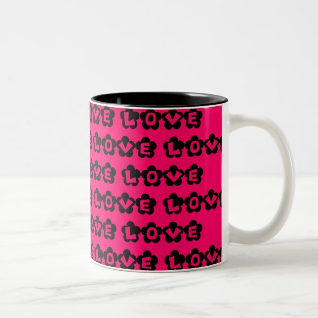 CANECA DE CAFÉ EM DOIS TONS AMOR (Direita)