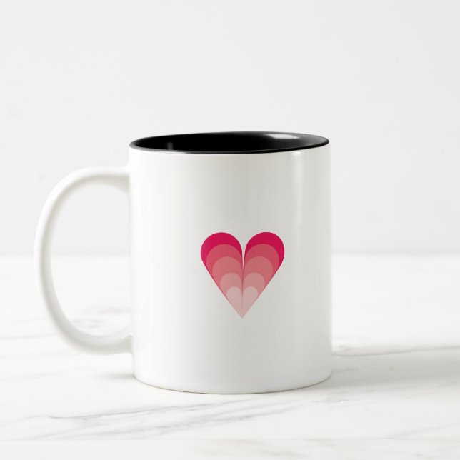 Caneca De Café Em Dois Tons Amor (Esquerda)