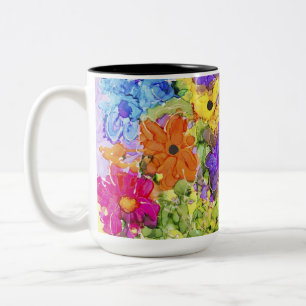Caneca De Café Em Dois Tons Amor Café Mug "Verdade Expressa"