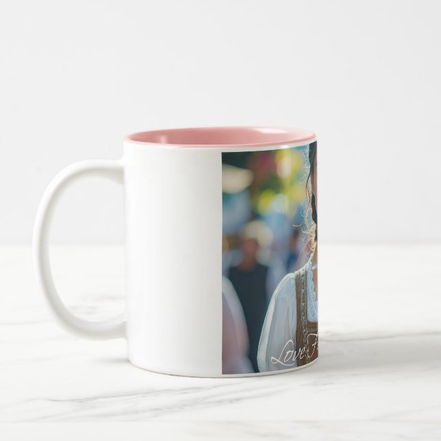 CANECA DE CAFÉ EM DOIS TONS AMOR DA BAVÁRIA (Esquerda)