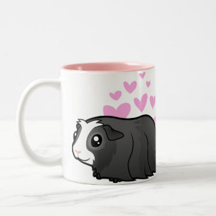 Caneca De Café Em Dois Tons Amor da cobaia (cabelo longo)