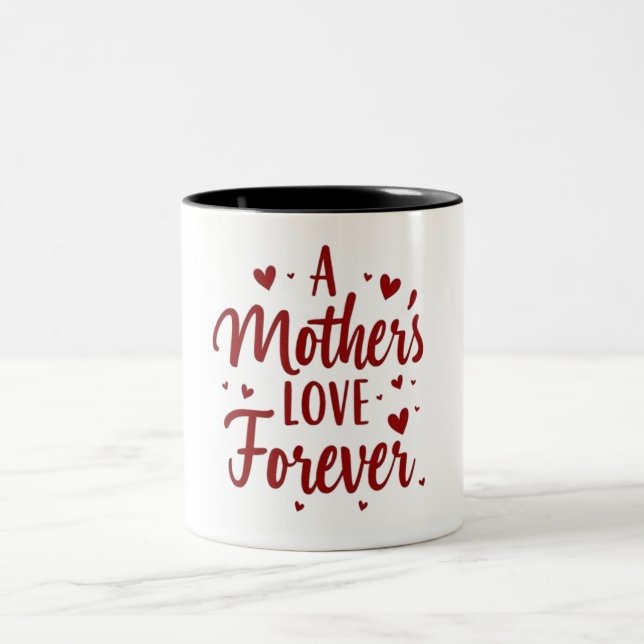 Caneca De Café Em Dois Tons Amor da Mãe Eterna (Centro)