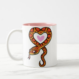 Caneca De Café Em Dois Tons Amor de Cobra