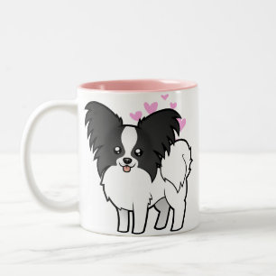 Caneca De Café Em Dois Tons Amor de Papillon