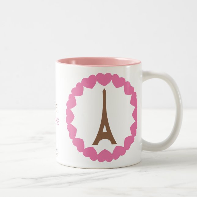 Caneca De Café Em Dois Tons amor do olho… (Direita)