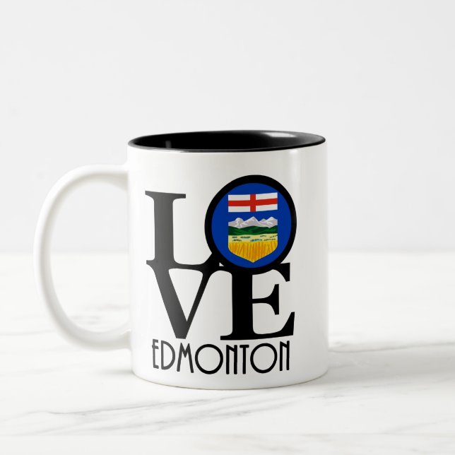 Caneca De Café Em Dois Tons AMOR Edmonton 11oz (Esquerda)