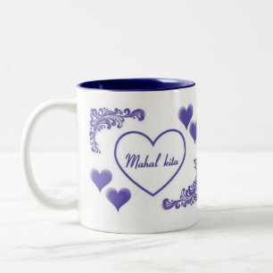 Caneca De Café Em Dois Tons Amor filipino