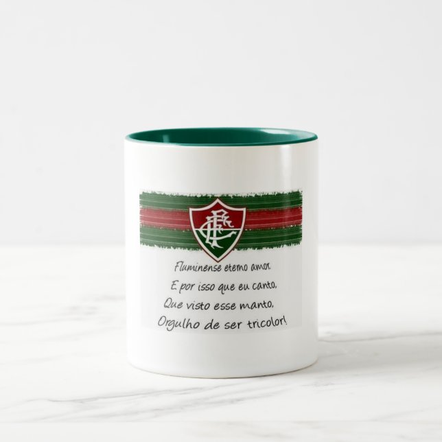 Caneca De Café Em Dois Tons Amor pelo Fluminense (Centro)
