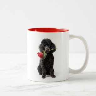 Caneca De Café Em Dois Tons Amor por Poodle