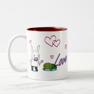 Caneca De Café Em Dois Tons Amor sempre