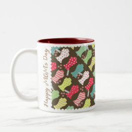 Caneca De Café Em Dois Tons Amor Sewing Mannequin Brown
