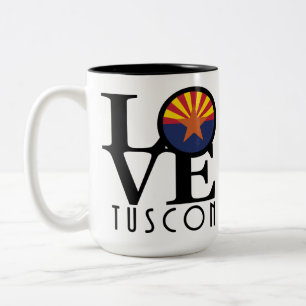 Caneca De Café Em Dois Tons AMOR Tuscon 15oz