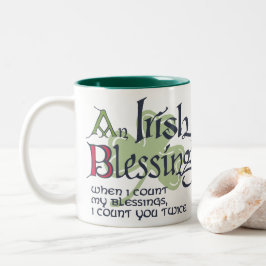 Caneca De Café Em Dois Tons An Irish Blessing