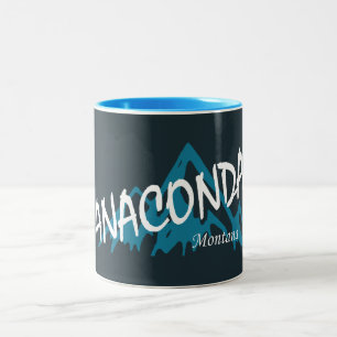 Caneca De Café Em Dois Tons Anaconda Montana Montanhas