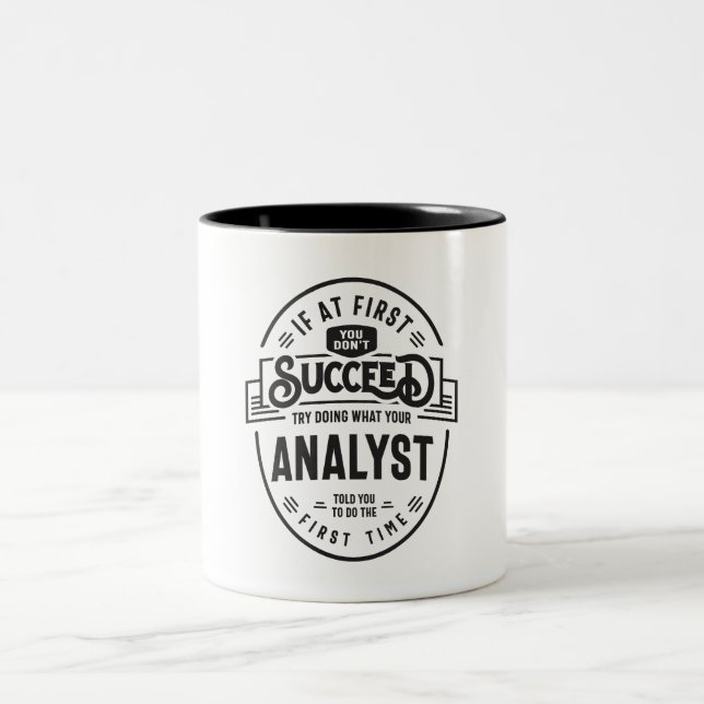 Caneca De Café Em Dois Tons Analyst (Centro)