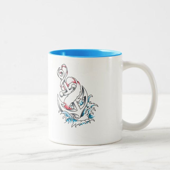 Caneca De Café Em Dois Tons Anchor Mug (Direita)