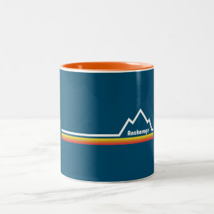 Caneca De Café Em Dois Tons Anchorage Alaska