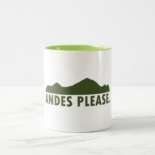 Caneca De Café Em Dois Tons Andes por favor (Centro)